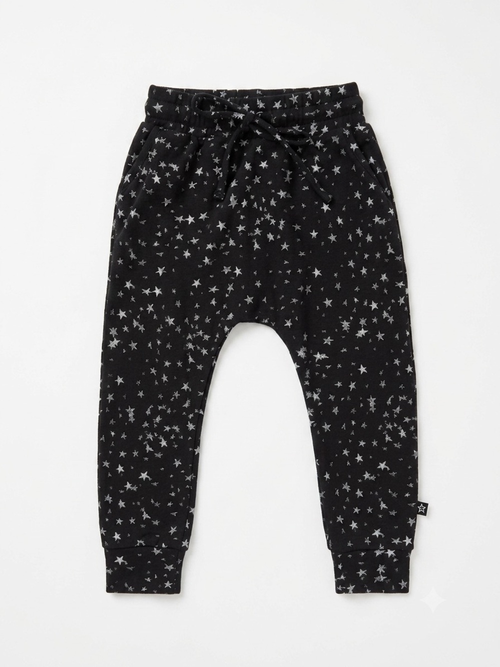 Pixie Lane Black Star Print Joggers Size 3